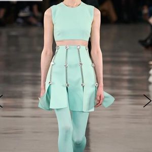 Brand new with tags Giambattista Valli
Crepe & tulle panel mini dress size 38